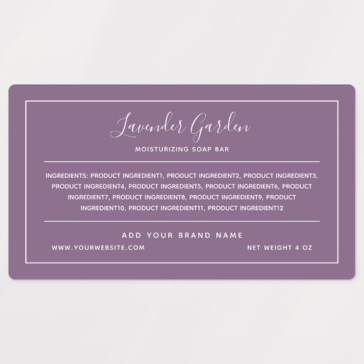 Hinzufügen von Farbkomponenten mit weißer Grenze Etiketten (Design 1)