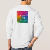 Hinzufügen von Firmenlogo, doppelseitig, für Männe T-Shirt (Rückseite)