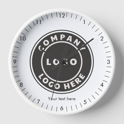 Hinzufügen von Firmenlogo und benutzerdefiniertem Uhr (Vorderseite)