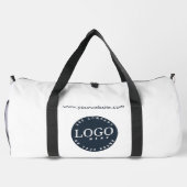 Hinzufügen von Firmenlogo und Firmenwebsite für Mi Duffle Bag (Rückseite)