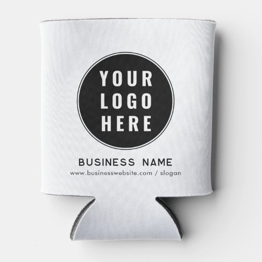 Hinzufügen von Firmenlogo und Website-Marketing Dosenkühler (Vorderseite)