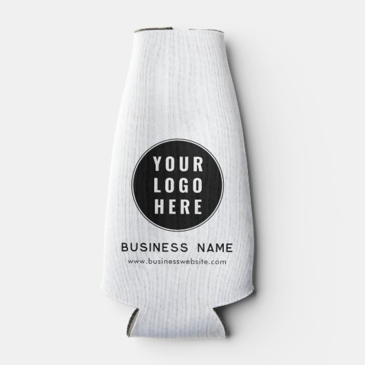 Hinzufügen von Firmenlogo und Website-Marketing Flaschenkühler (Vorderseite)