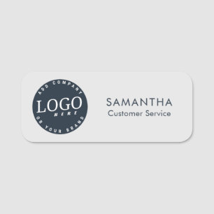 Hinzufügen von Firmenlogos für Firmenmitarbeiter Namensschild