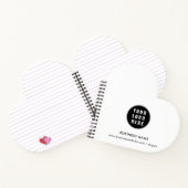 Hinzufügen von Firmenlogos für Firmenmitarbeiter Notizblock (Innenseite)