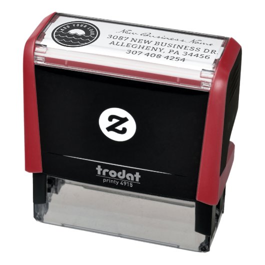 Hinzufügen von Firmenlogos und einfacher Rücksende Permastempel (Produkt)