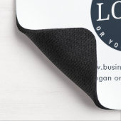 Hinzufügen von Firmenlogos und Firmenwebsite-Mitar Mousepad (Ecke)