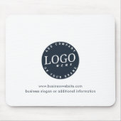 Hinzufügen von Firmenlogos und Firmenwebsite-Mitar Mousepad (Vorne)