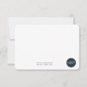 Hinzufügen von Firmenlogos und Mitarbeitern des Fi Mitteilungskarte (Vorderseite)