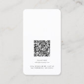 Hinzufügen von Firmenlogos und QR-Code-Speicherkar Visitenkarte (Rückseite)