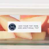 Hinzufügen von Firmenlogos und Textmitarbeitern Etiketten (Befestigt)