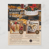 Hinzufügen von Flyern zur Werbeaktion für Bäckerei (Vorderseite)