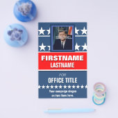 Hinzufügen von Foto-benutzerdefinierten Wahlkampfv Flyer (Einzeln)