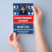 Hinzufügen von Foto-benutzerdefinierten Wahlkampfv Flyer (Handgriff)