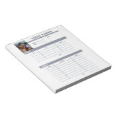 Hinzufügen von Foto-Budget-Planer-Notepad Notizblock (angewinkelt)