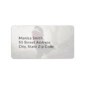 Hinzufügen von Foto Custom Wedding Adressaufkleber (Vorne)