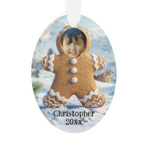 Hinzufügen von Foto Gingerbread Man Cookie Foto Ra