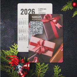 Hinzufügen von Foto QR Code Weihnachts-Business-We Feiertagskarte