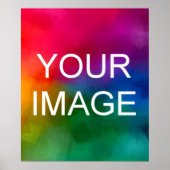 Hinzufügen von Foto Stilvoll Modern Simple Templat Poster (Vorne)