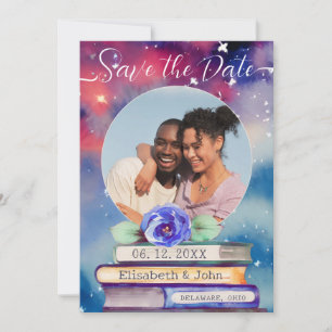 Hinzufügen von Fotobüchern und Rose Pastel Wasserf Save The Date