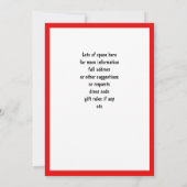 Hinzufügen von FotoChange ALL TEXT Weihnachts-Part Einladung (Rückseite)