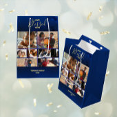 Hinzufügen von Fotos gesegnet Jahr Urlaub Foto Mittlere Geschenktüte