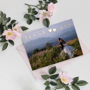 Hinzufügen von Fotos Minimal Moderne SkriptWedding Folien Feiertagskarte