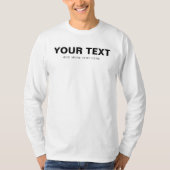 Hinzufügen von Fotos mit Textnamen moderne Vorlage T-Shirt (Vorderseite)