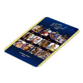 Hinzufügen von Fotos Seleged Year Blue Flexible Ma Magnet (Linke Seite)