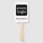 Hinzufügen von Geschäfts- oder Veranstaltungslogo Fächer (Vorderseite)