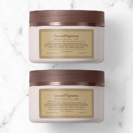 Hinzufügen von Ingredienten für graue Skriptlinien Adressaufkleber