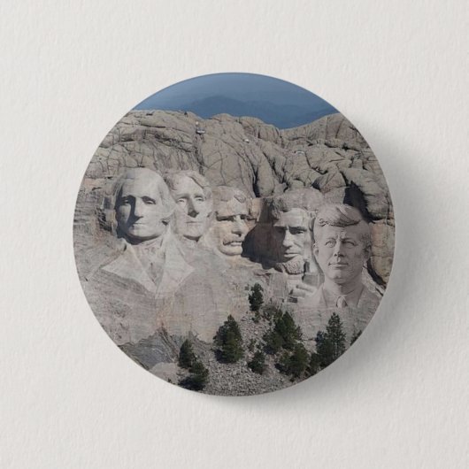 Hinzufügen von JFK zum Berg Rushmore Button (Vorderseite)