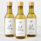 Hinzufügen von Logo-Bearbeitbaren Farben für Skrip Weinetikett (Flaschen)