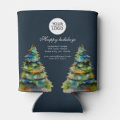 Hinzufügen von Logo-benutzerdefinierten Text Weihn Dosenkühler (Rückseite)