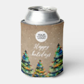 Hinzufügen von Logo-benutzerdefinierten Text Weihn Dosenkühler (Kanne Vorderseite)