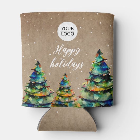 Hinzufügen von Logo-benutzerdefinierten Text Weihn Dosenkühler (Rückseite)