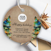 Hinzufügen von Logo-benutzerdefinierten Text Weihn Geschenkanhänger