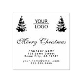 Hinzufügen von Logo-benutzerdefinierten Text Weihn Gummistempel (Prägung)