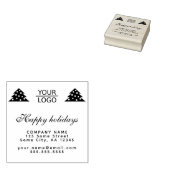 Hinzufügen von Logo-benutzerdefinierten Text Weihn Gummistempel (Stempel)