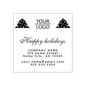 Hinzufügen von Logo-benutzerdefinierten Text Weihn Gummistempel (Prägung)