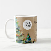 Hinzufügen von Logo-benutzerdefinierten Text Weihn Kaffeetasse (Links)