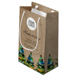 Hinzufügen von Logo-benutzerdefinierten Text Weihn Kleine Geschenktüte