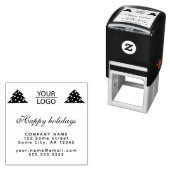 Hinzufügen von Logo-benutzerdefinierten Text Weihn Permastempel (Beispiel)