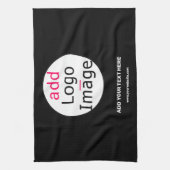 Hinzufügen von Logo Business Chic Anpassbare Schwa Geschirrtuch (Vertikal)