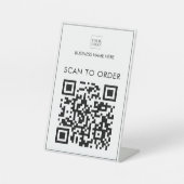 Hinzufügen von Logo-Business-Scan zur Bestellung v Sockelschild (Vorderseite)