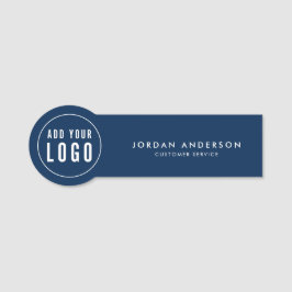 Hinzufügen von Logo-Editierfarbe Einfache moderne  Namensschild