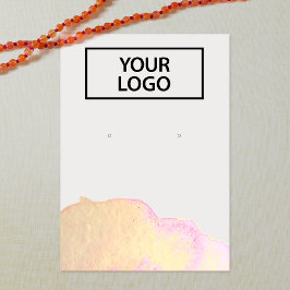 Hinzufügen von Logo-Gold-Farbe-Abstrakter Ofenanze Visitenkarte