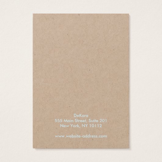 Hinzufügen von Logo-Kraft-Haarschnitt-Anzeige (Rückseite)