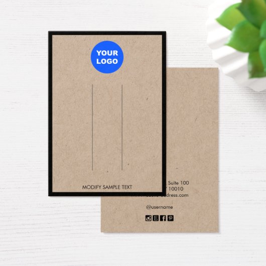 Hinzufügen von Logo-Kraft-Ränder-Clip-Display (Schreibtisch)