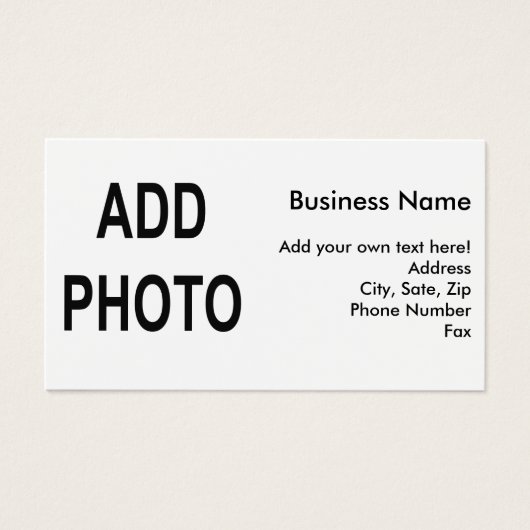 Hinzufügen von Logo- oder Foto-Firmeninformationen (Vorderseite)