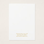 Hinzufügen von Logo-Ohrsichtkarte Gold-Diamant-Sym (Rückseite)